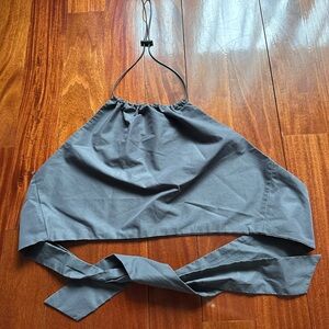 Zara Gray Halter Crop Top